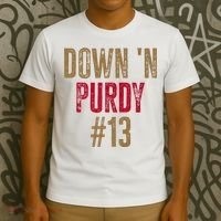 Down N Purdy San Francisco Football Playoffs T-Shirt thumb 3