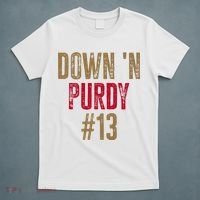 Down N Purdy San Francisco Football Playoffs T-Shirt thumb 5