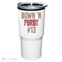 Down N Purdy San Francisco Football Playoffs Tumbler thumb 0