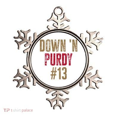 Down N Purdy San Francisco Football Playoffs Ornament
