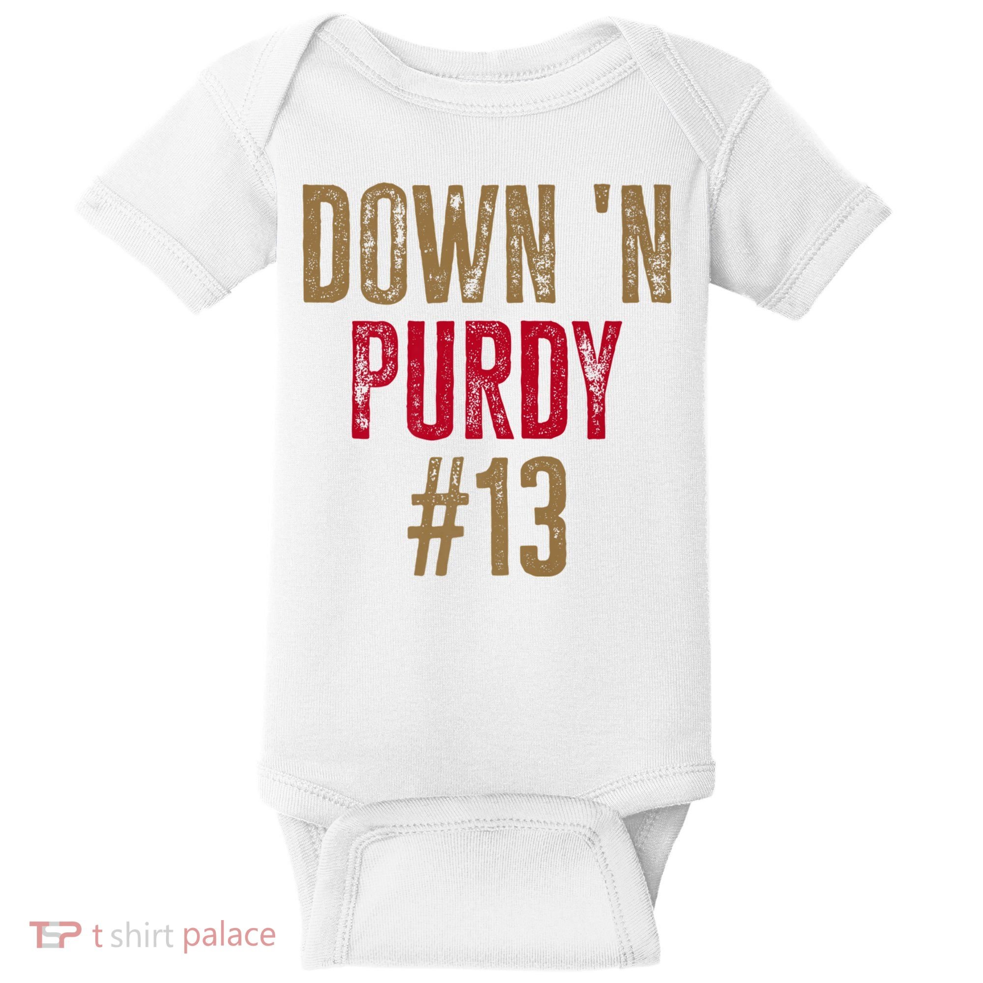 Down N Purdy San Francisco Football Playoffs Baby Bodysuit