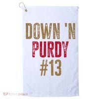Down N Purdy San Francisco Football Playoffs Golf Towel thumb 0