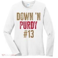 Down N Purdy San Francisco Football Playoffs Women's Long Sleeve Shirt thumb 0