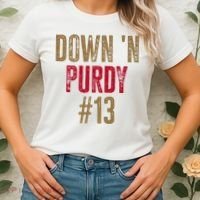 Down N Purdy San Francisco Football Playoffs Women's T-Shirt thumb 2
