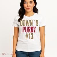 Down N Purdy San Francisco Football Playoffs Women's T-Shirt thumb 4