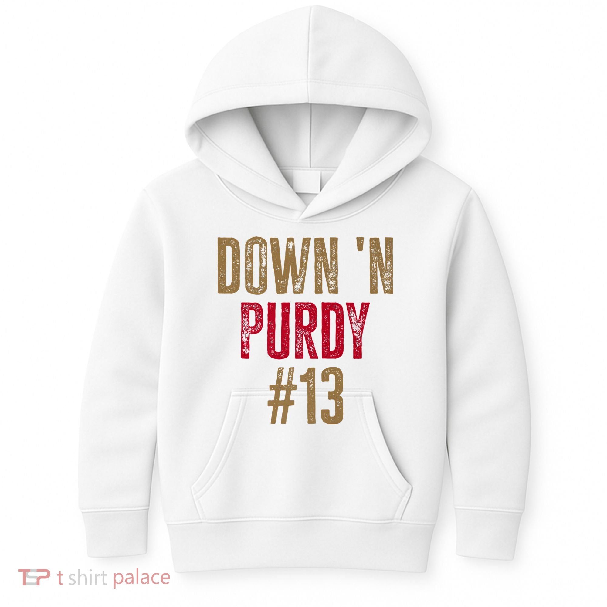 Down N Purdy San Francisco Football Playoffs Kids Hoodie