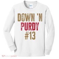 Down N Purdy San Francisco Football Playoffs Kids Long Sleeve Shirt thumb 0
