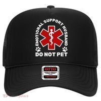Do Not Pet Emotional Support Husband Funny Hat thumb 0