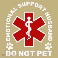 Do Not Pet Emotional Support Husband Funny Sweatshirt thumb 2