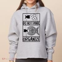 Do Not Panic Organize Dont Panic Ladies Heavyweight Boxy Pullover Hoodie thumb 0