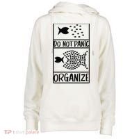 Do Not Panic Organize Dont Panic Womens Funnel Neck Pullover Hood thumb 0