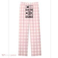Do Not Panic Organize Dont Panic Women's Flannel Plaid Pajama Pants thumb 0