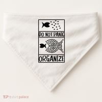 Do Not Panic Organize Dont Panic USA-Made Doggie Bandana thumb 0