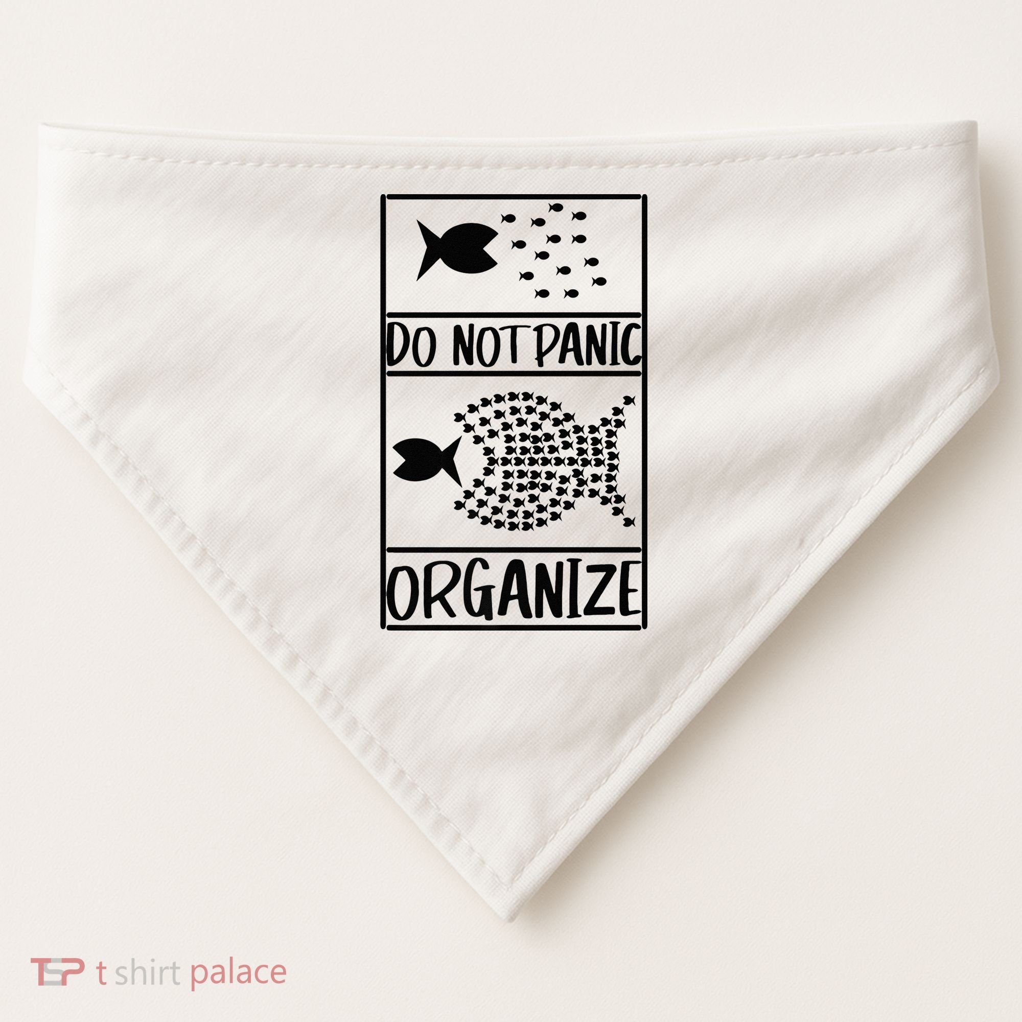 Do Not Panic Organize Dont Panic USA-Made Doggie Bandana