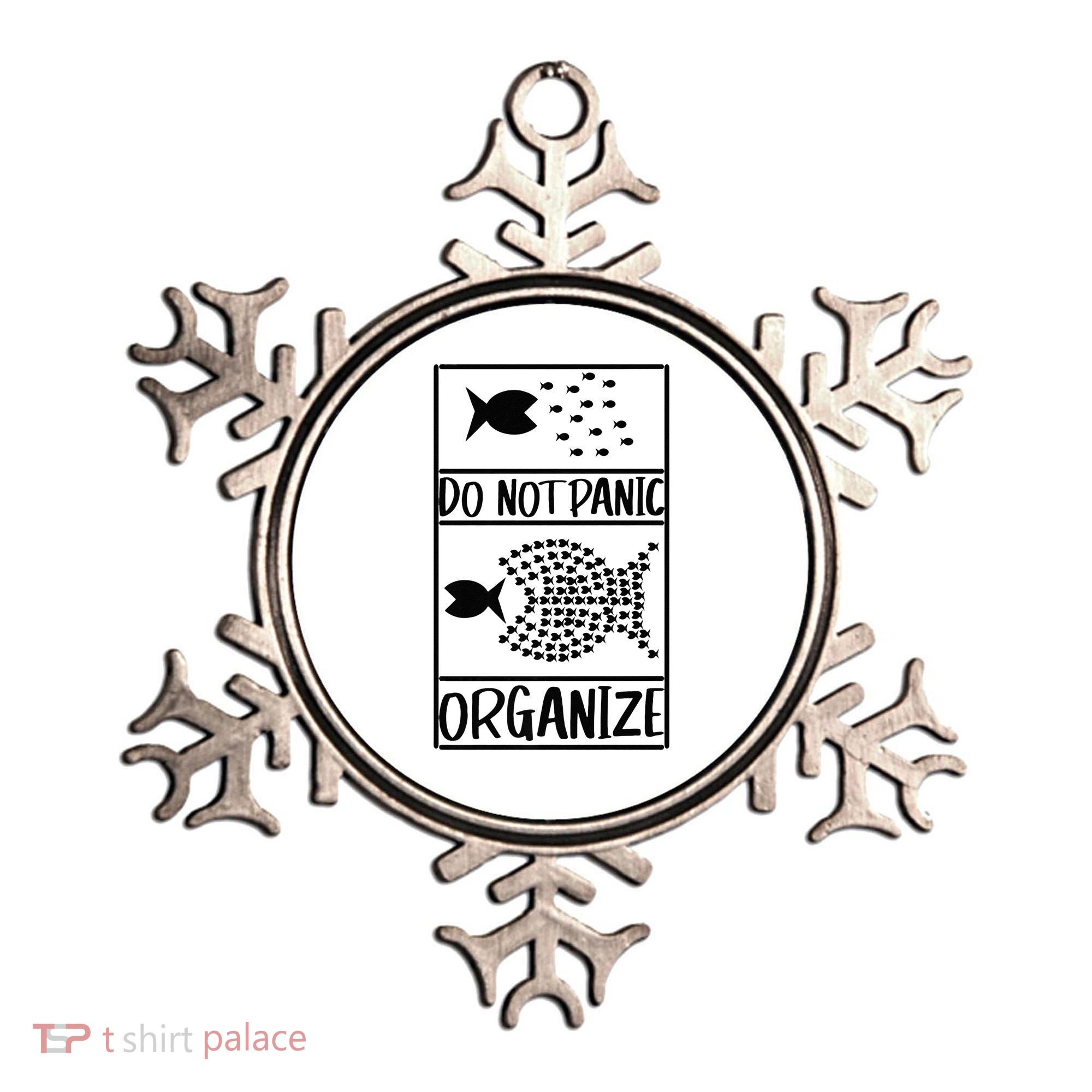 Do Not Panic Organize Dont Panic Ornament
