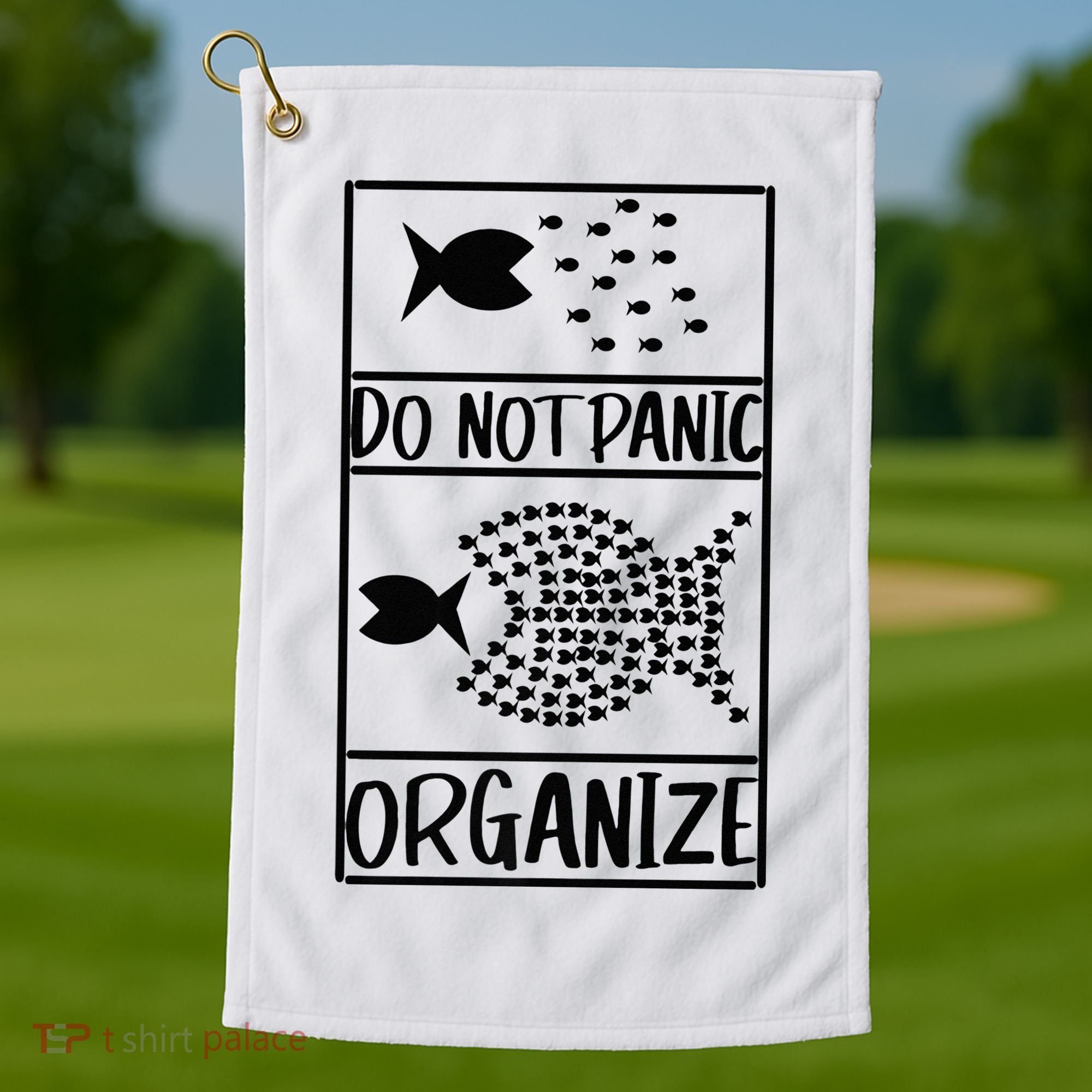 Do Not Panic Organize Dont Panic Golf Towel