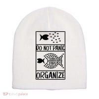 Do Not Panic Organize Dont Panic Short Acrylic Beanie thumb 0
