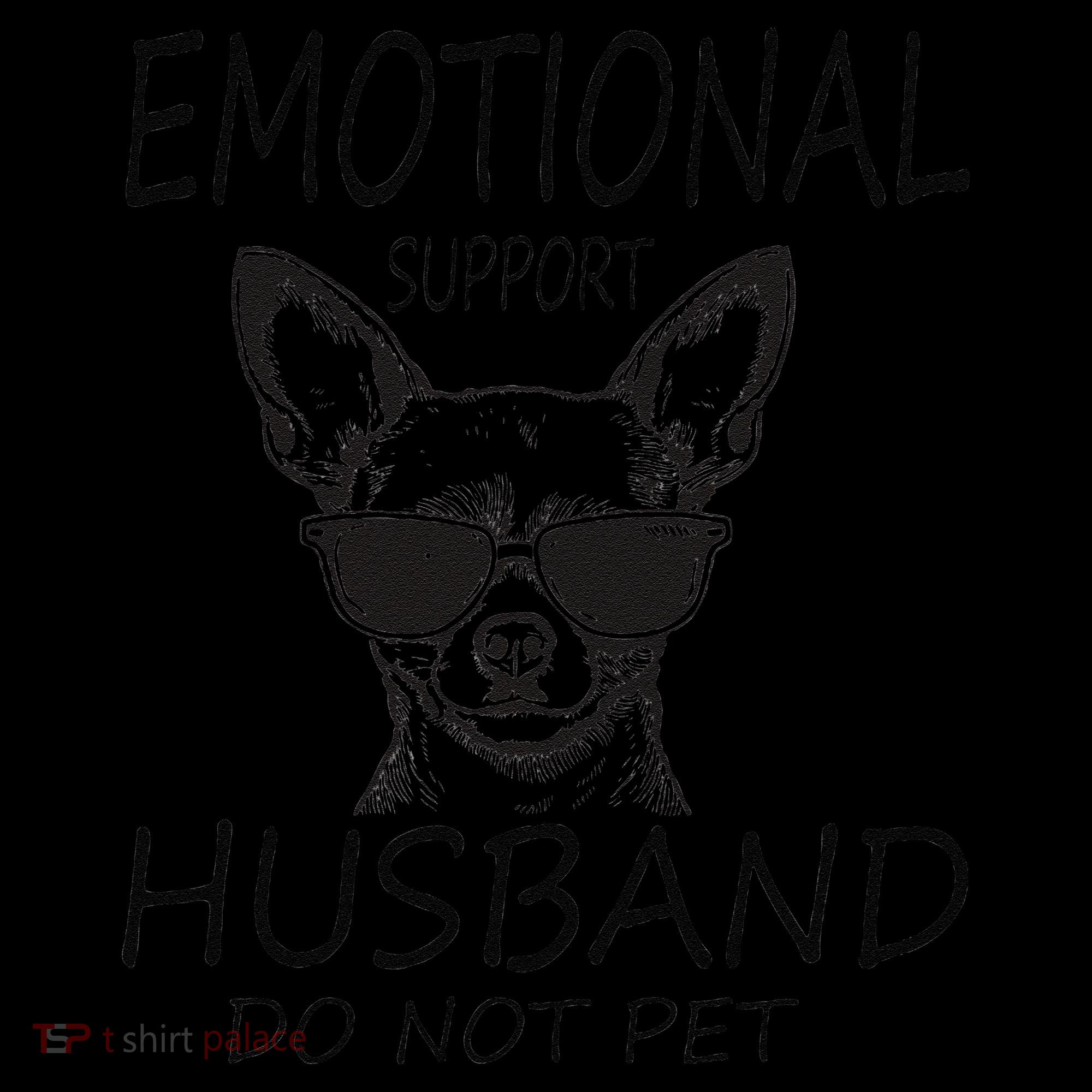 Do Not Pet Emotional Husband Support Funny Chihuahua Dog Coffee Mug