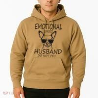 Do Not Pet Emotional Husband Support Funny Chihuahua Dog Hoodie thumb 2