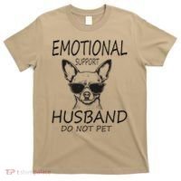 Do Not Pet Emotional Husband Support Funny Chihuahua Dog T-Shirt thumb 0