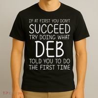 Deb Name Personalized Birthday Funny Christmas Joke T-Shirt thumb 3