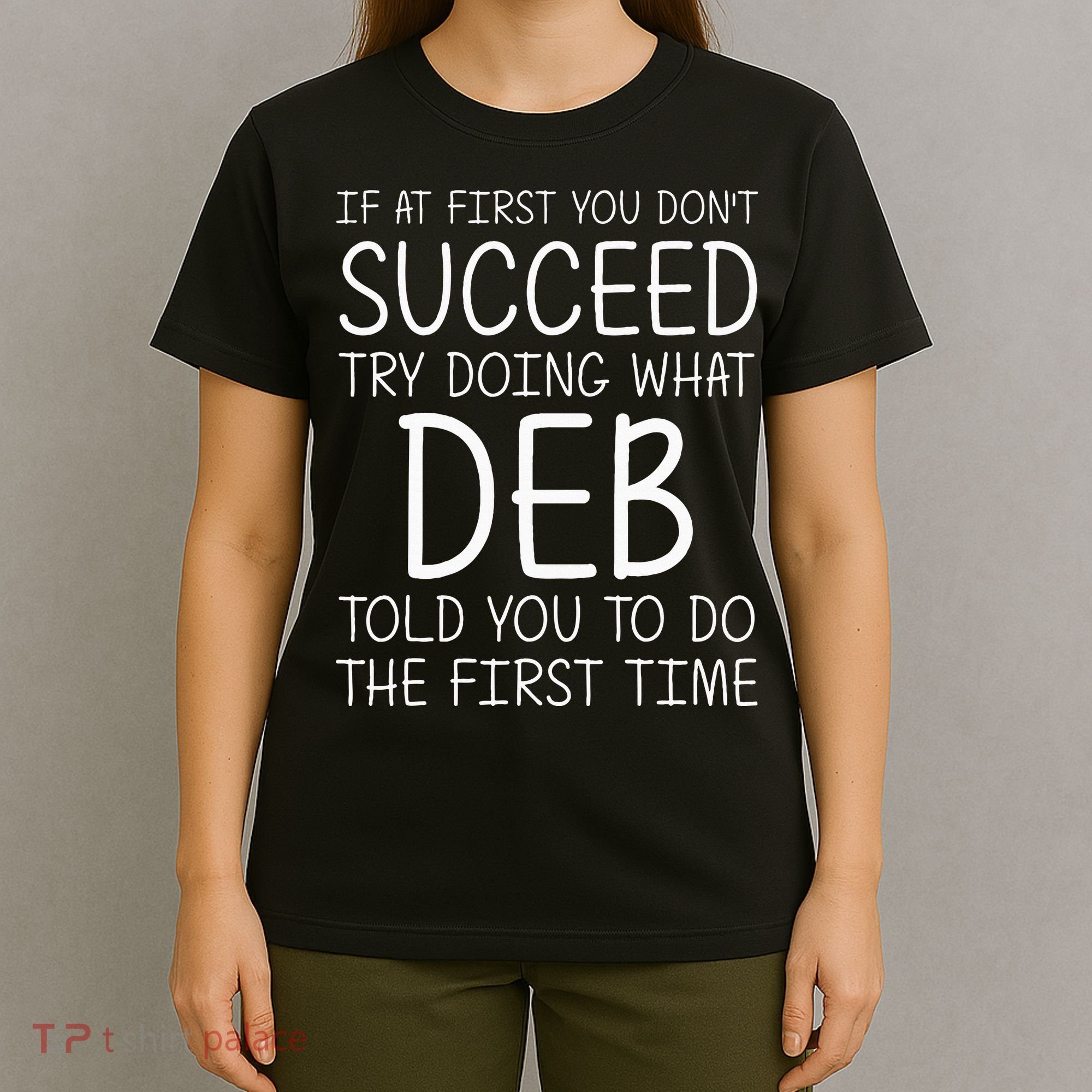 Deb Name Personalized Birthday Funny Christmas Joke T-Shirt