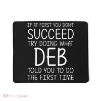 Deb Name Personalized Birthday Funny Christmas Joke Mousepad thumb 0