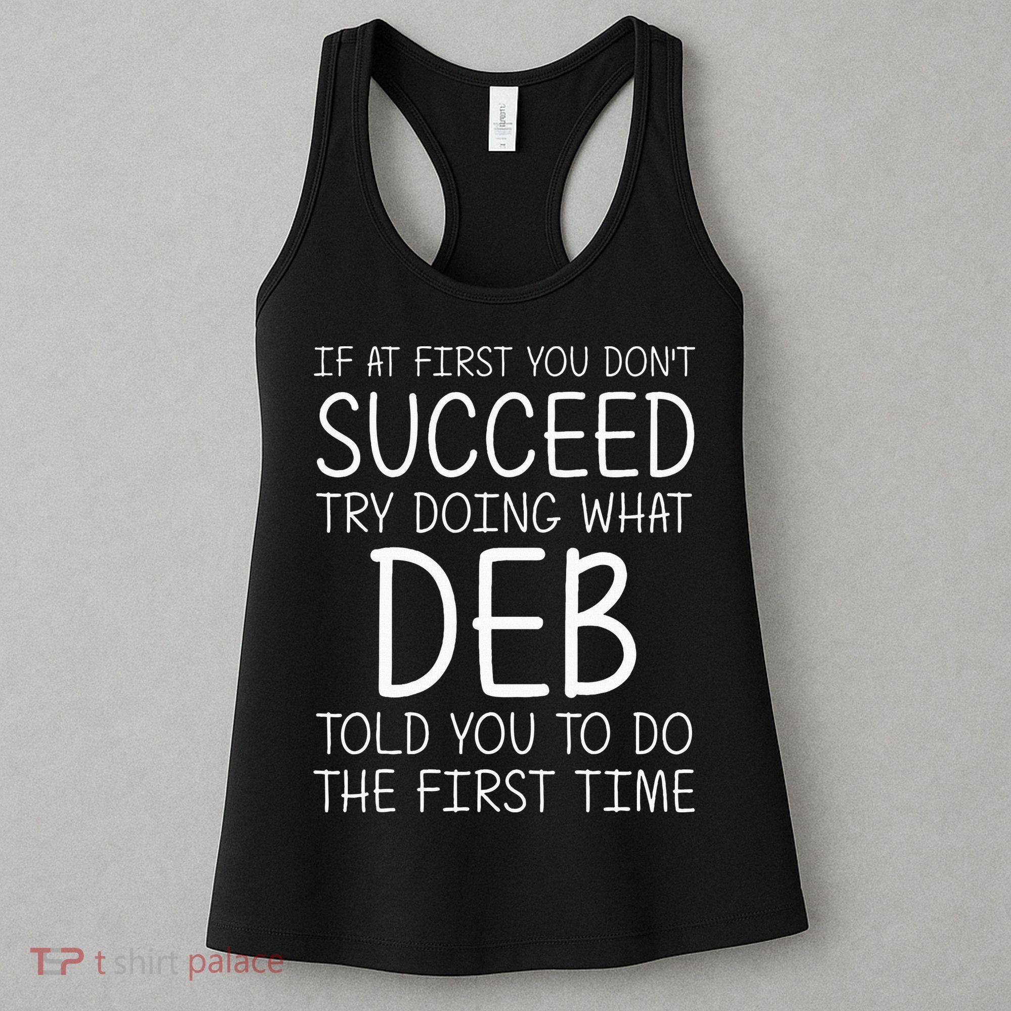 Deb Name Personalized Birthday Funny Christmas Joke Women's Tank Top