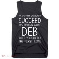 Deb Name Personalized Birthday Funny Christmas Joke Tank Top thumb 0