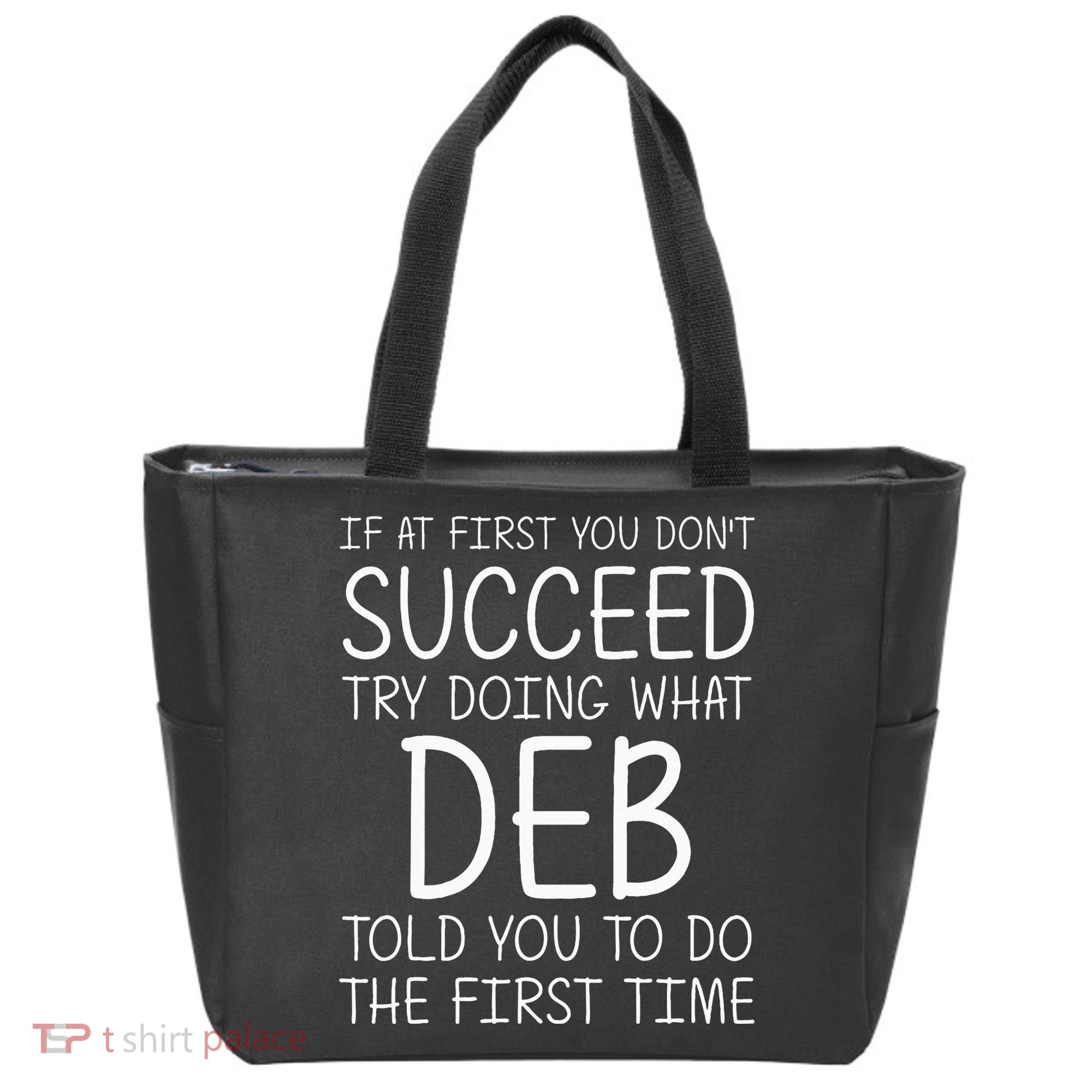 Deb Name Personalized Birthday Funny Christmas Joke Tote Bag