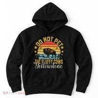 Do Not Pet The Fluffy Cows Buffalo & Bison Yellowstone Park Hoodie thumb 0