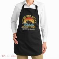 Do Not Pet The Fluffy Cows Buffalo & Bison Yellowstone Park Apron thumb 2