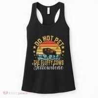 Do Not Pet The Fluffy Cows Buffalo & Bison Yellowstone Park Women's Tank Top thumb 0