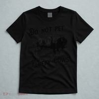 Do Not Pet The Fluffy Cows American Bison Vintage T-Shirt thumb 5