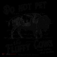 Do Not Pet The Fluffy Cows American Bison Vintage T-Shirt thumb 7