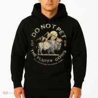 Do Not Pet The Fluffy Cows Yellowstone National Hoodie thumb 2
