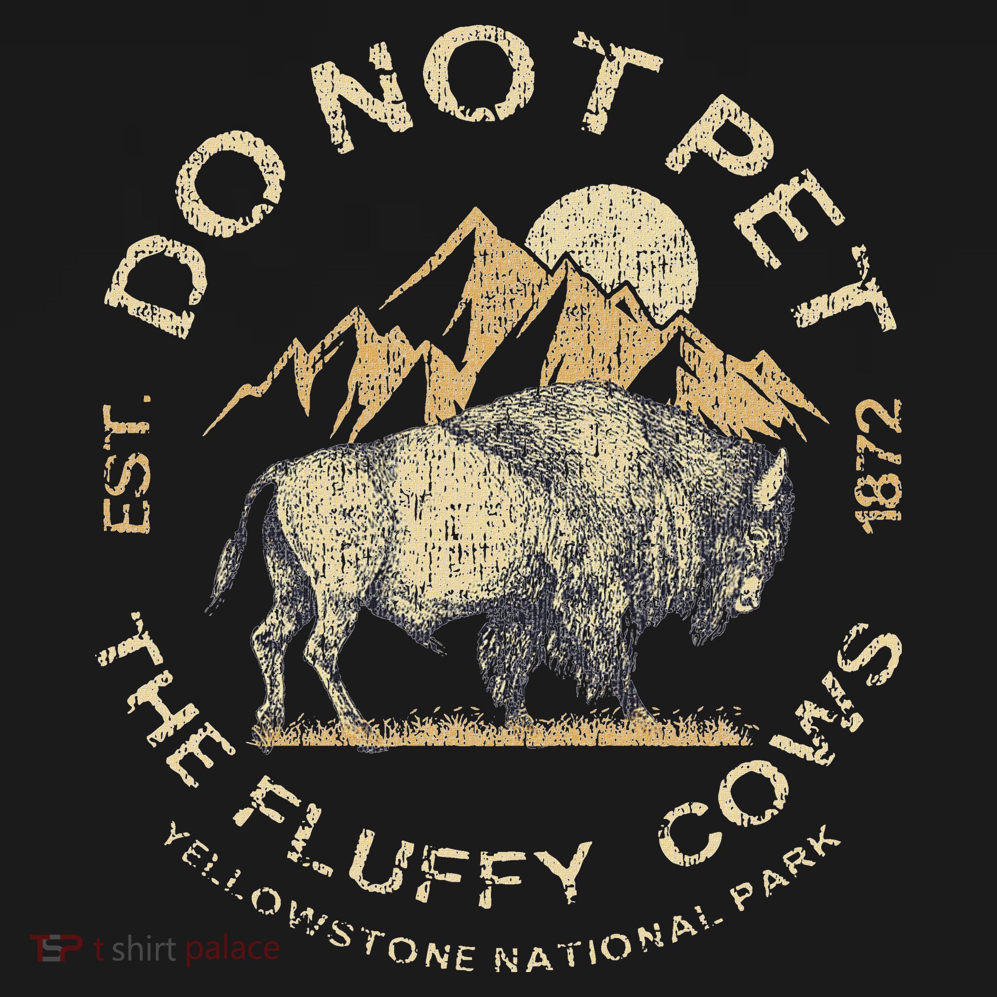 Do Not Pet The Fluffy Cows Yellowstone National Hoodie