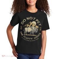 Do Not Pet The Fluffy Cows Yellowstone National Kids T-Shirt thumb 2