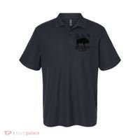 Do Not Pet The Fluffy Cows Bison Yellowstone Buffalo Polo thumb 0