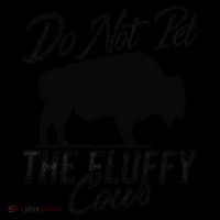 Do Not Pet The Fluffy Cows Bison Yellowstone Buffalo Women's Hoodie thumb 2
