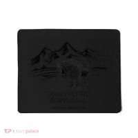 Do Not Pet the Fluffy Cows funny bison buffalo Yellowstone Mousepad thumb 0