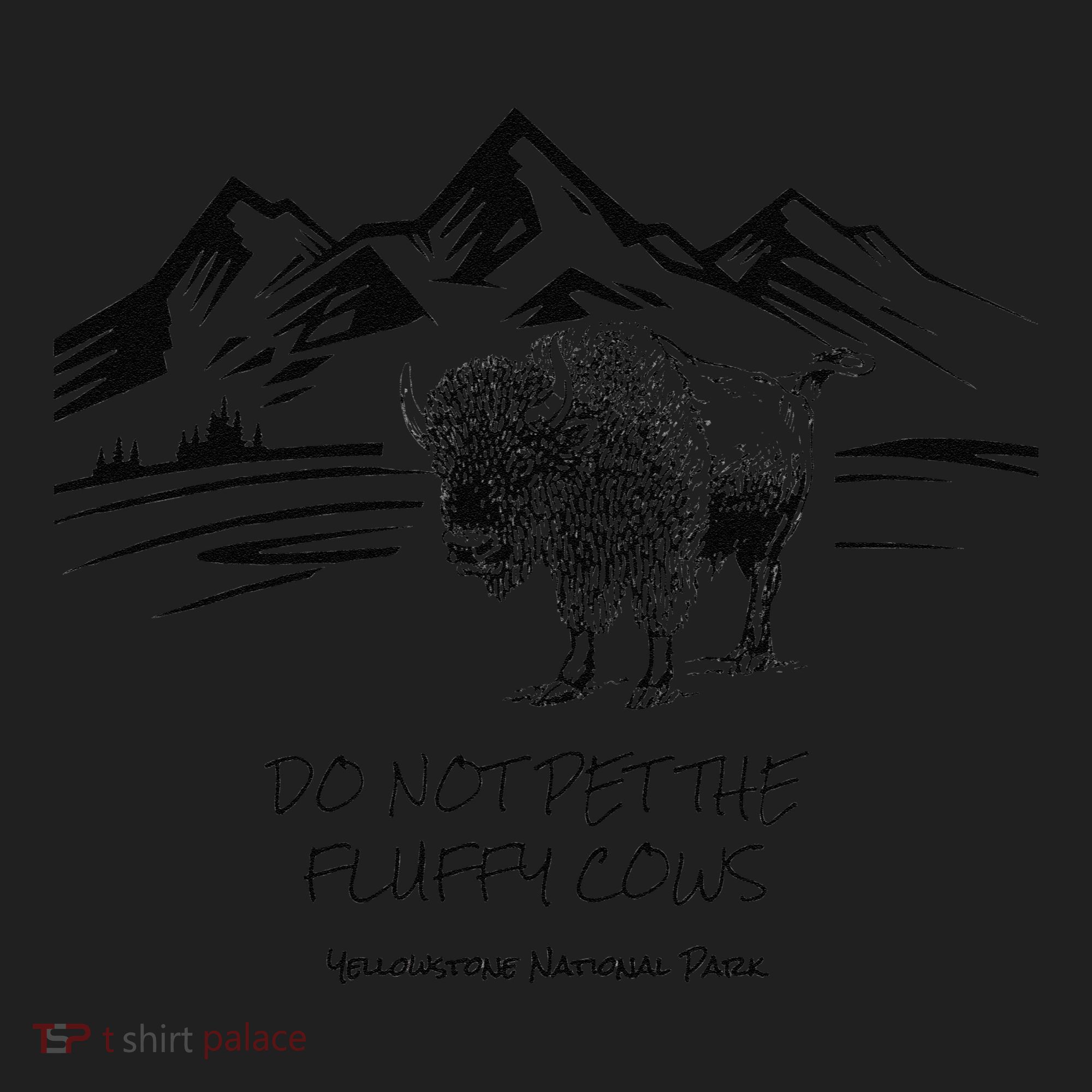 Do Not Pet the Fluffy Cows funny bison buffalo Yellowstone Hat