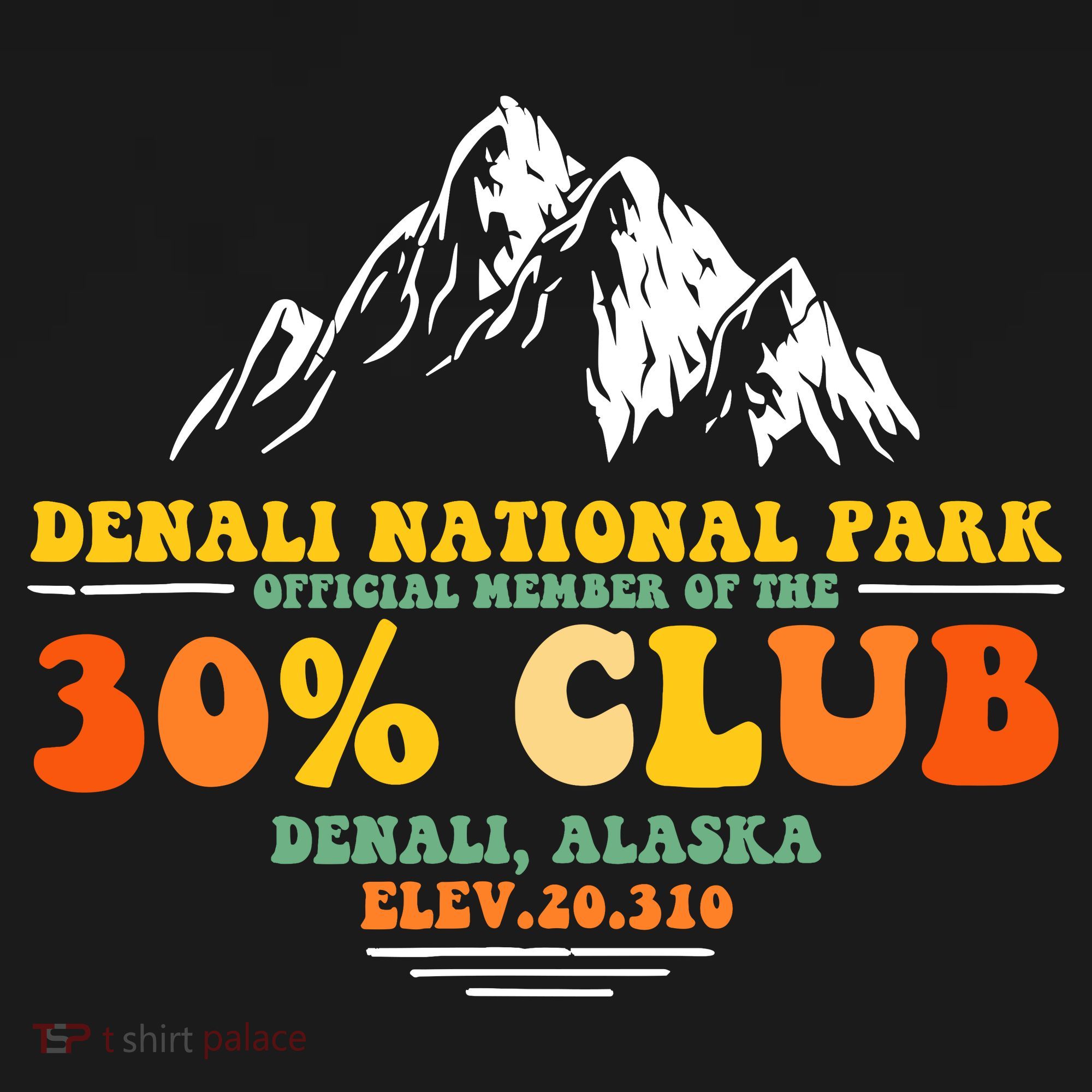 Denali National Park Alaska 30% Club Denali Mountain Tourist Doggie Tank