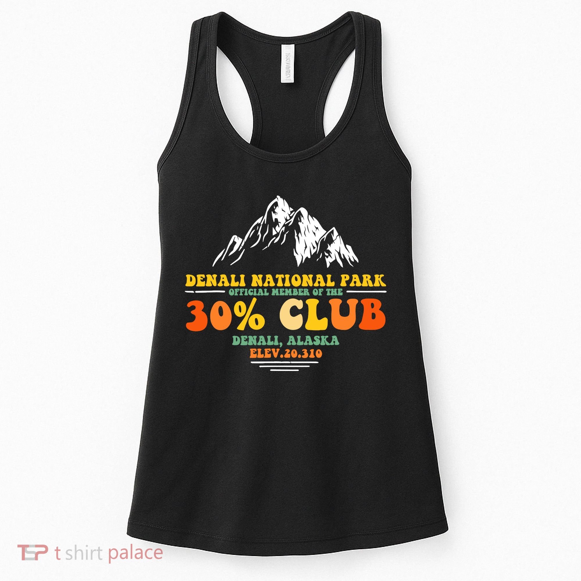 Denali National Park Alaska 30% Club Denali Mountain Tourist Women's Tank Top