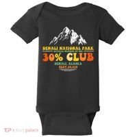 Denali National Park Alaska 30% Club Denali Mountain Tourist Baby Bodysuit thumb 0