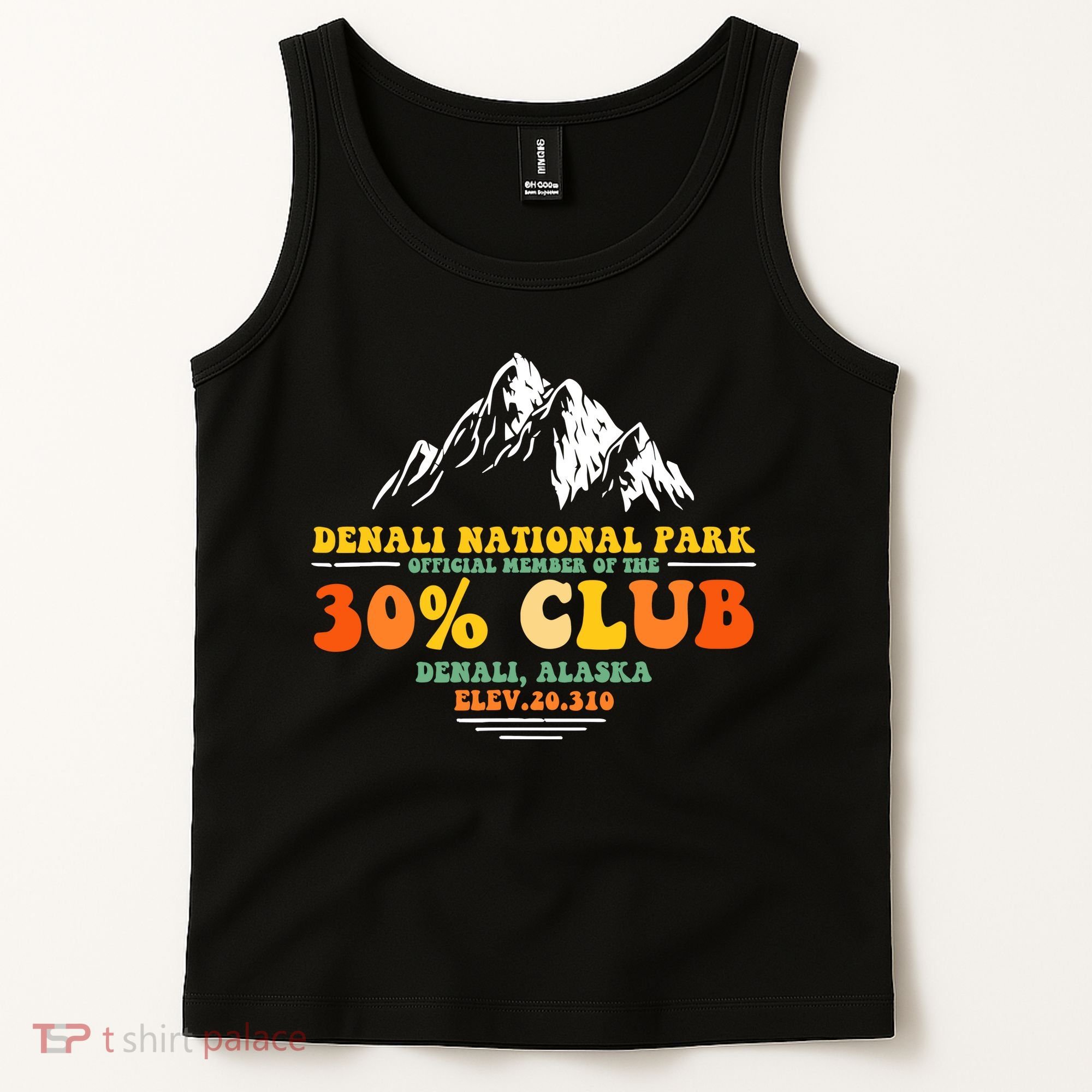 Denali National Park Alaska 30% Club Denali Mountain Tourist Tank Top