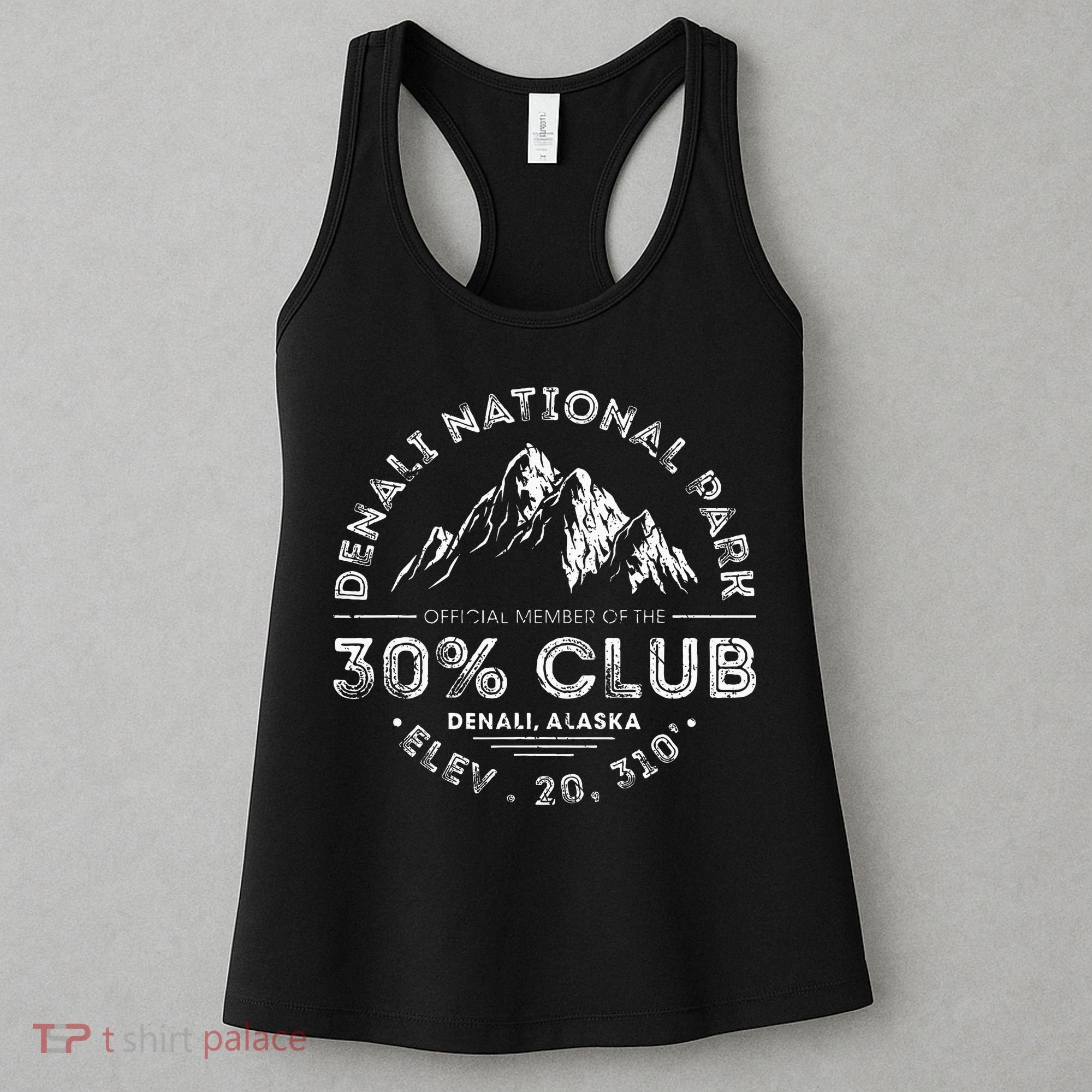 Denali National Park Alaska 30 Club Denali Mountain Tourist Women's Tank Top