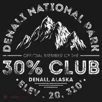 Denali National Park Alaska 30 Club Denali Mountain Tourist Visor thumb 3