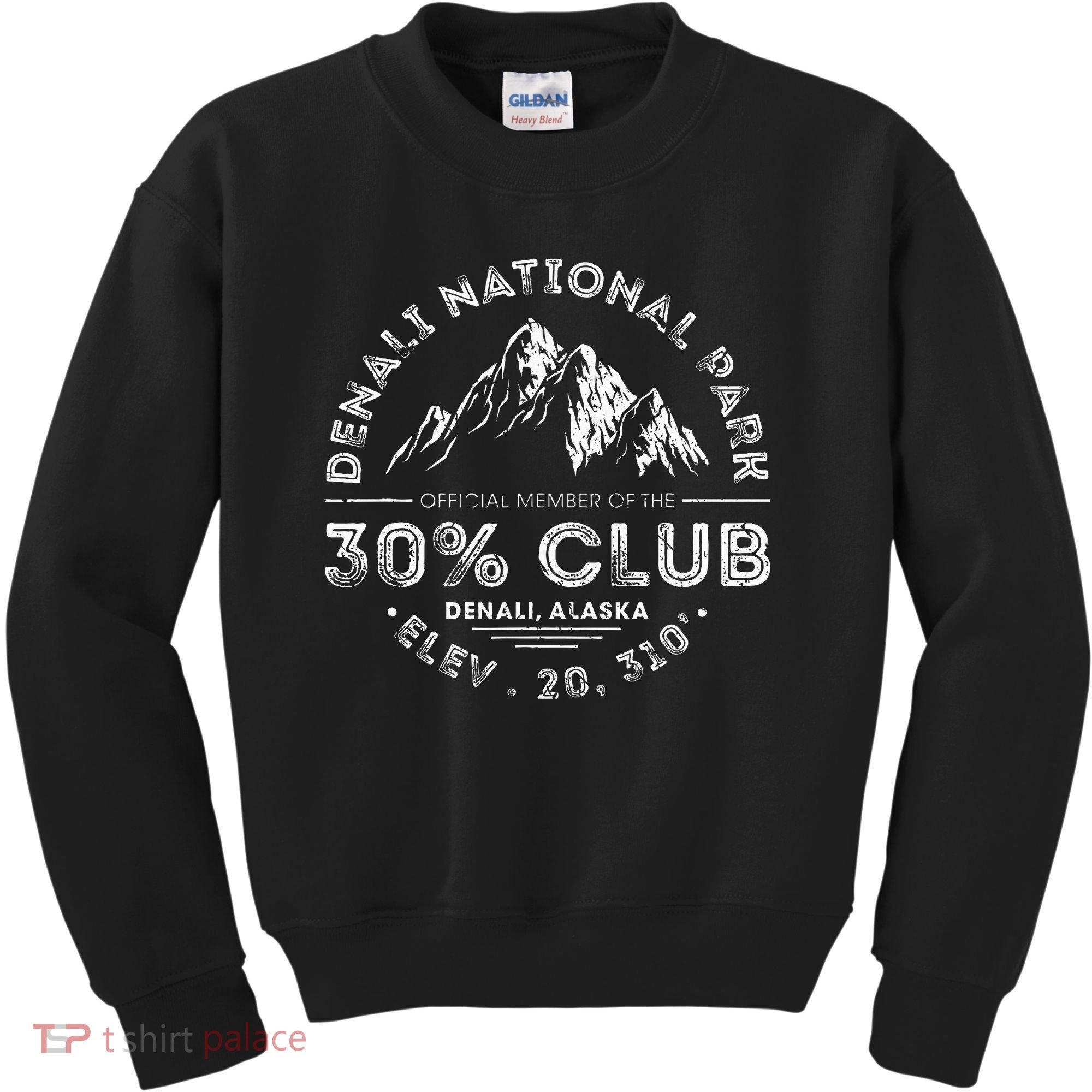 Denali National Park Alaska 30 Club Denali Mountain Tourist Kids Sweatshirt