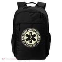 Do Not Pet Emotional Support Husband Funny Fathers Day Backpack thumb 0
